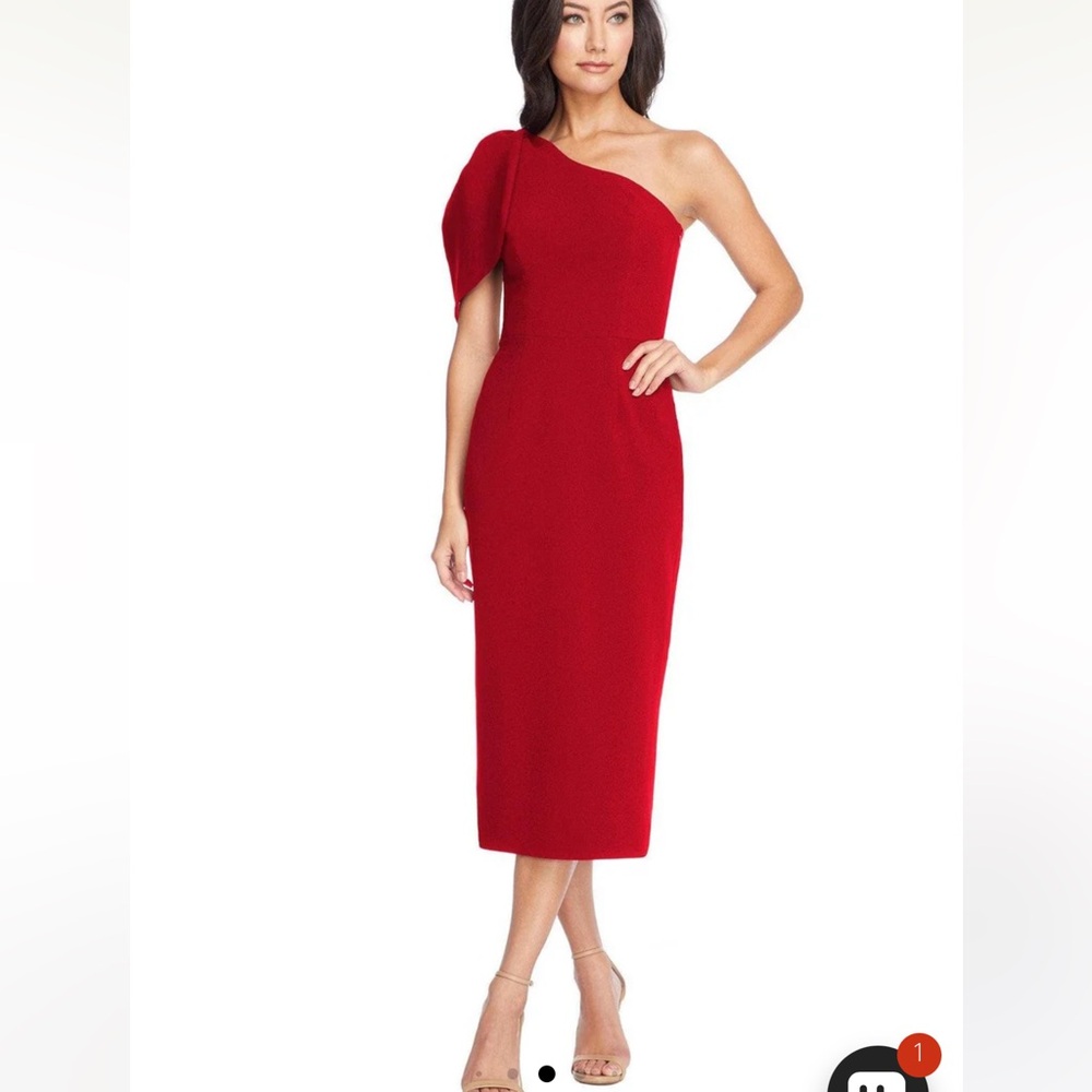 Dress The Population Tiffany One-Shoulder Dress